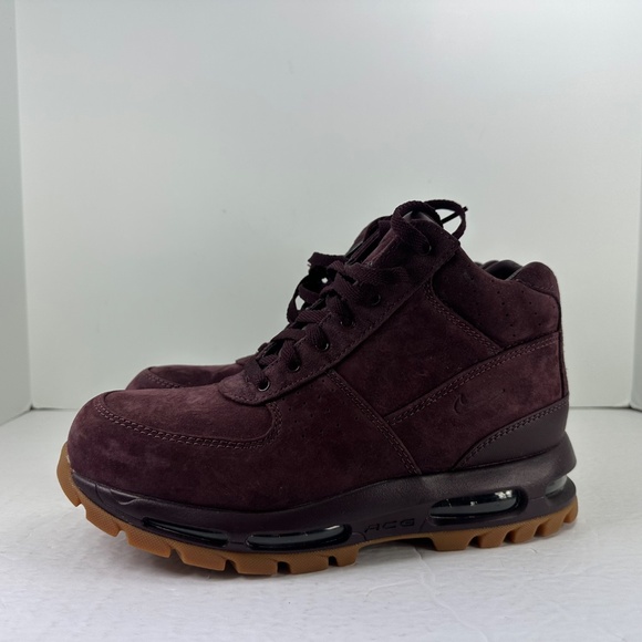 NEW NIKE AIR MAX GOADOME BROWN LEATHER HIKING BOOT/865031 602 MSRP $180 - Picture 9 of 11